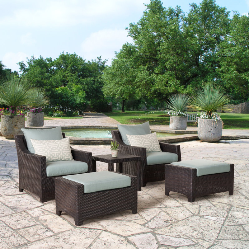 Three Posts Northridge 5 Piece Conversation Set with Cushions & Reviews